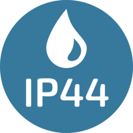 Klassieke badkamer wandlamp MB25 met gebogen arm, chroom