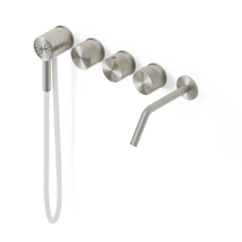 vrijstaand roestvaststalen bad van 3.16L