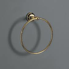 KSA205 klassieke handdoek ring in chroom, goud of brons