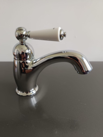 Klassieke een hendel wastafel mengkraan MB2107  met klik afvoer, chroom
