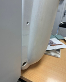 Klassiek Frans fontein 37x 57x33cm, wit