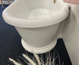 Klassiek douche hoekbad KSB0031 LINKS 170cm, wit met kleur optie