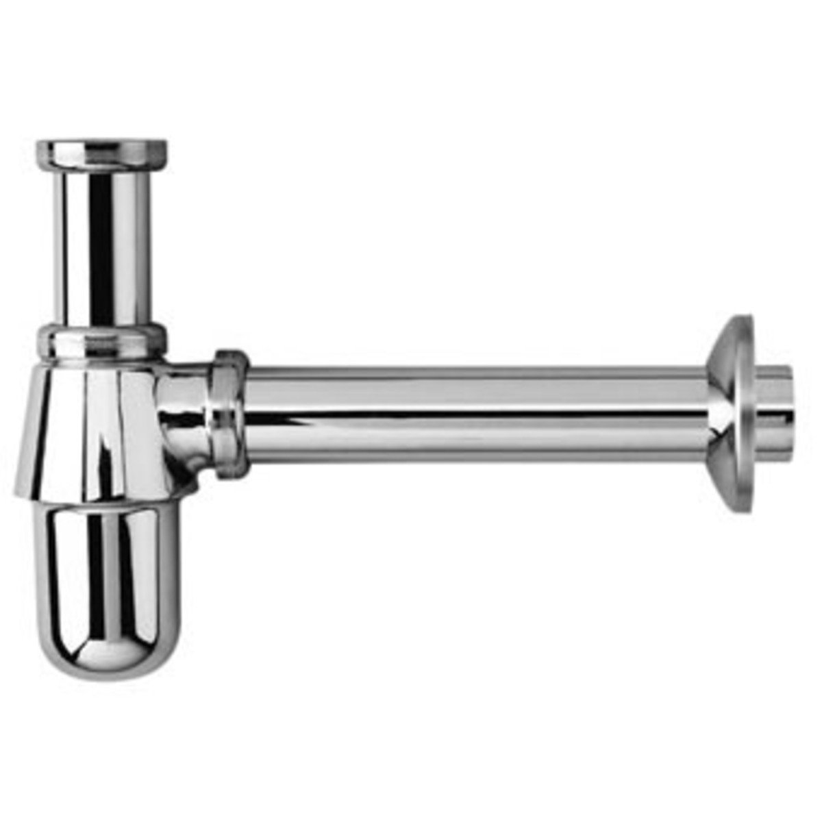 Klassieke fonteinkraan MB2114PN gepolijst nikkel, uitloop 14cm lang ( A.2.3 )