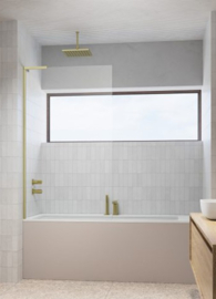 Badwand in 6 kleuren en met 5 soorten glas zonder stabilisatie stanng