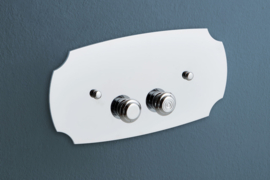 Klassieke drukplaat chroom model  KSWP004 voor Geberit UP320 en 720 ( A.6.2 )