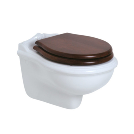 KMA10 toiletborstelhouder met keramische pot  staand model, chroom