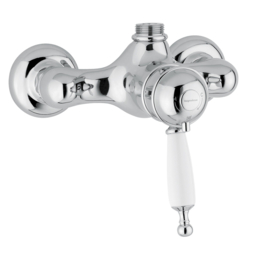 Klassieke thermostaatkraan set KSOX6-338 met keramische hendel en keramische handdouche, chroom