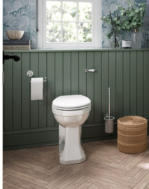Staand toilet, back to wall, Burlington P14, wit ( D.3)