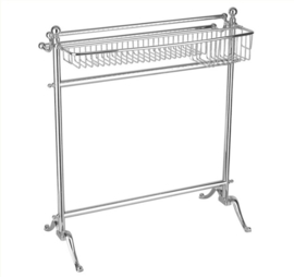 Staand handdoekrek dubbel met flessenhouder Kenny & Mason NGBR37