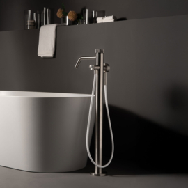 vrijstaand roestvaststalen bad van 3.16L