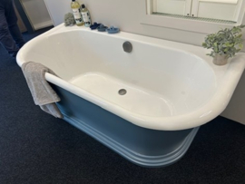 Klassiek back to wall bad KSB0030 inclusief verchroomde overloop, wit