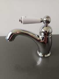 Klassieke een hendel wastafel mengkraan MB2107  met klik afvoer, chroom