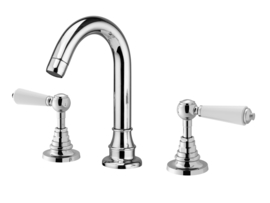 Klassieke thermostatische inbouwdouchekraan MB2142 met glijstang en douchekop, chroom