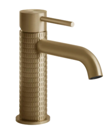 Douchecabine met mat brons beslag op aanvraag