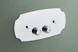 Klassieke drukplaat chroom model  KSWP004 voor Geberit UP320 en 720 ( A.6.2 )