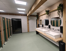 Keramische wastrog KSWS77 in klassieke stijl, kleur wit, 120 cm