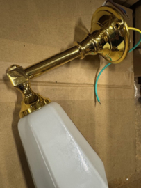 klassieke badkamer wandlamp  MB24 met rechte arm, chroom