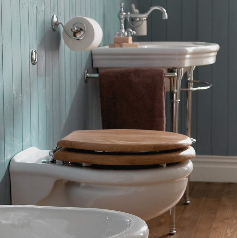 Klassieke set  wand toilet met bidet