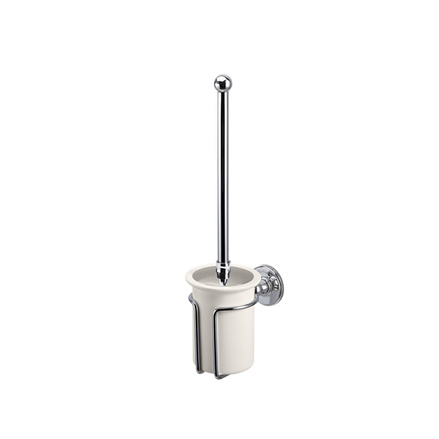 KSA008C klassieke toiletborstelhouder wandmodel chroom