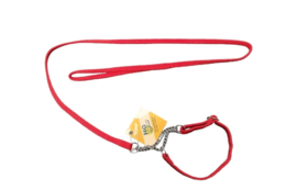 Showlijn rood met ketting 0.9mm