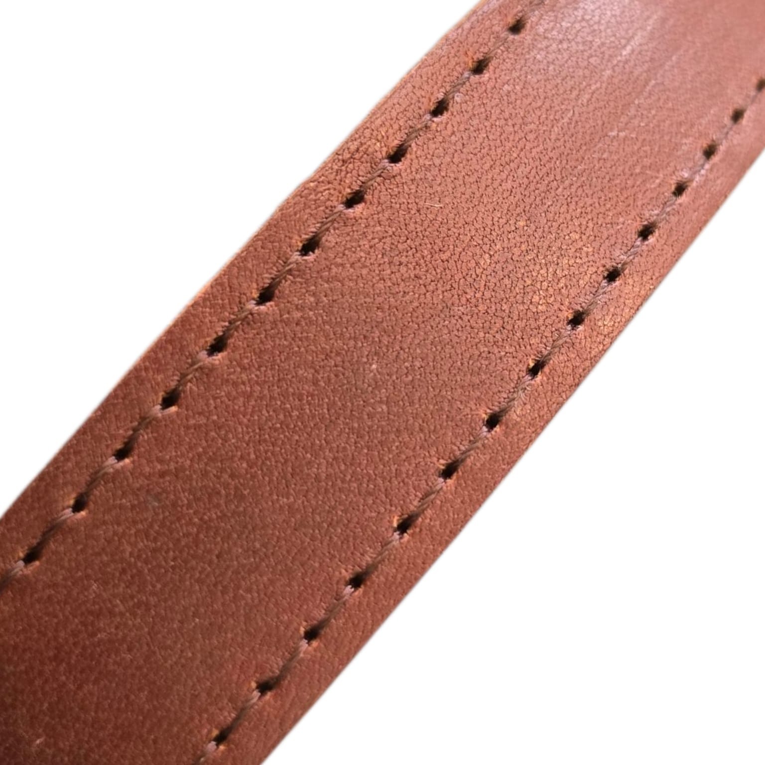Halsband Bruin Messing