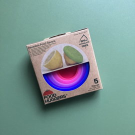 Foodhuggers | set van 5 | kleur bright berry