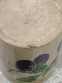 Oud Franse confiture pot, pruim