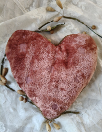 Oud bruidskussentje, hart