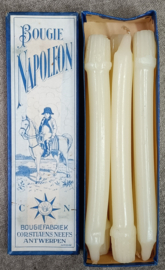 Oud doosje met kaarsen Napoleon klein