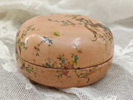 Oud papier mache doosje VERKOCHT