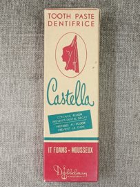 Oud pakje Castella tandpasta
