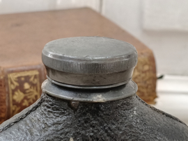 Oude drank-, zakflacon/ heupfles