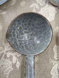Oud emaille lepelrekje VERKOCHT