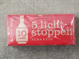 Oud doosje licht stoppen van AH