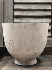 Oude houten kaasmal