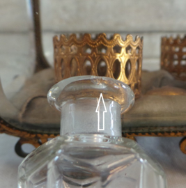 Antiek boudoir glas kastje VERKOCHT