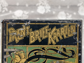 Oud prent kaarten blikje VERKOCHT