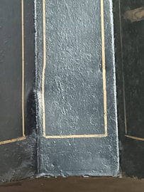 Oud voorraad blik/ console