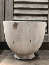 Oude houten kaasmal