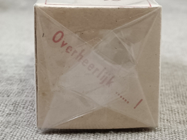 Oud doosje Thermos puddingpoeder Amandel