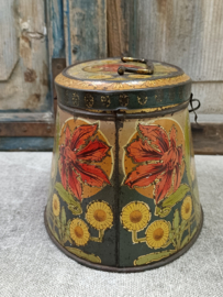 Art Nouveau stijl blikje VERKOCHT