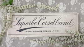 Oude doos Superbe Corsetband