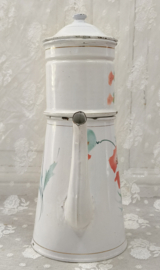 Oud emaille filter koffiepot