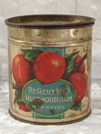 Oud blikje De Gruyter's jam
