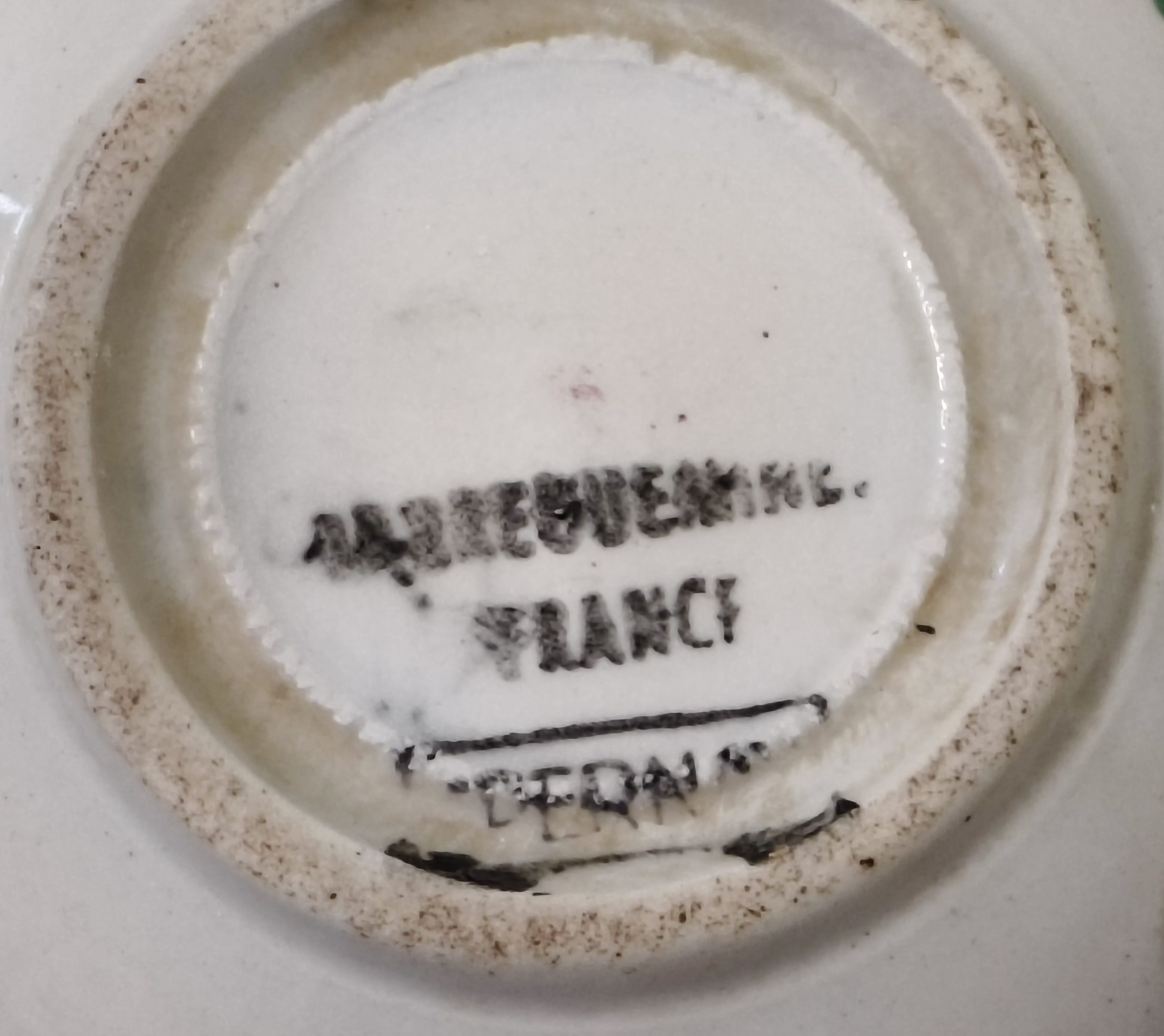 Oude Franse kop en schotel