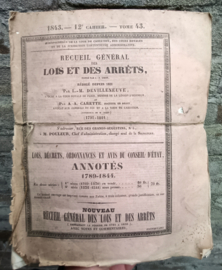 oude Franse shabby tijdschriften 3 VERKOCHT