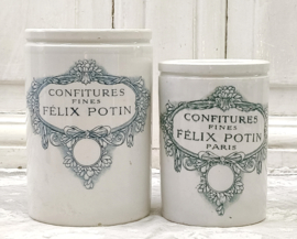 Oude Felix Potin confiture pot, groot