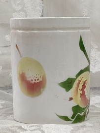 Oud Franse confiture pot, nectarine