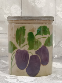 Oud Franse confiture pot, pruim