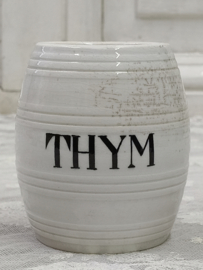 Oud voorraad potje Thym